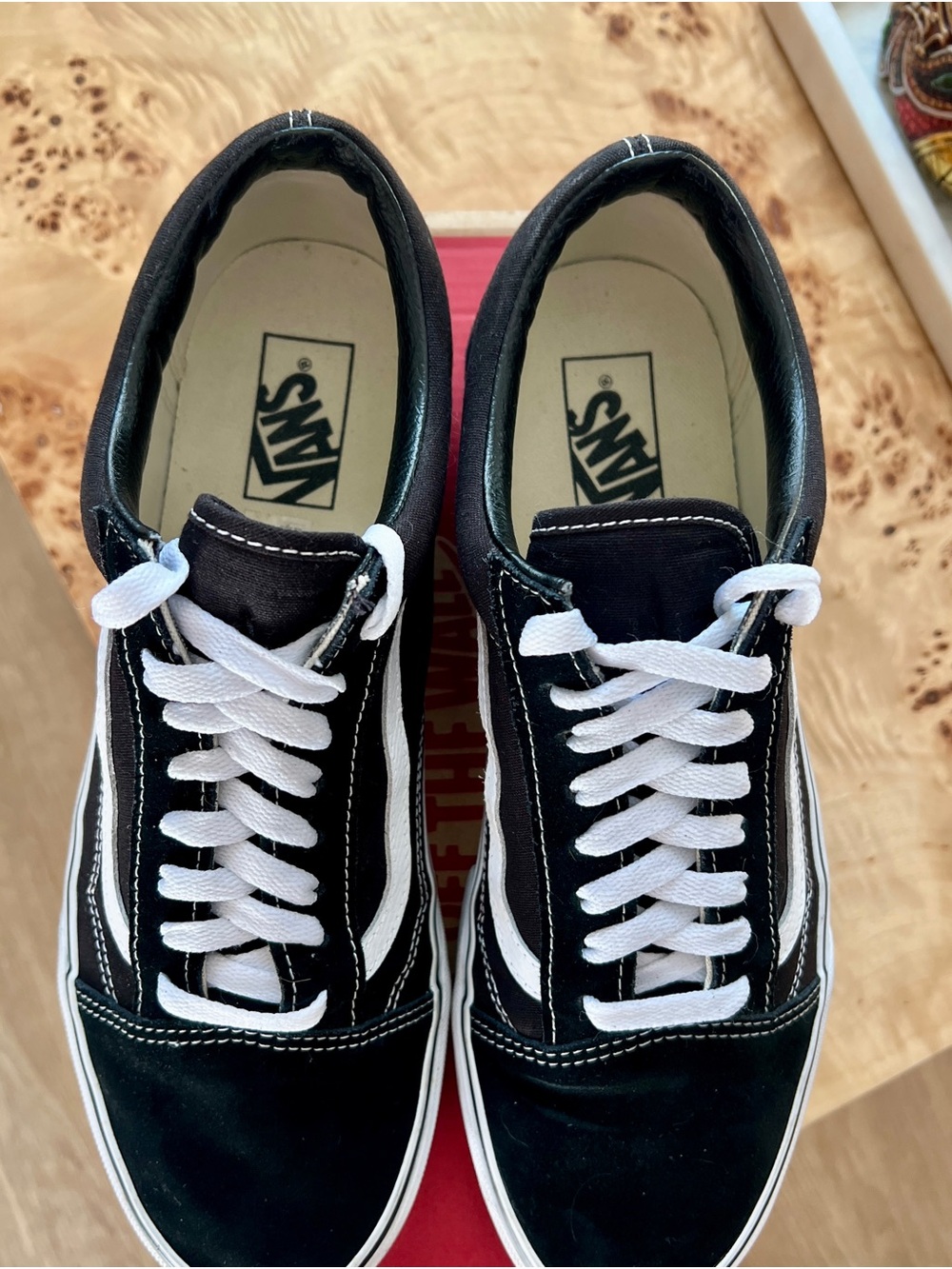 VANS Old Skool Skate Sneakers - 11 - Black - EUC / with Box - Picture 6 of 9